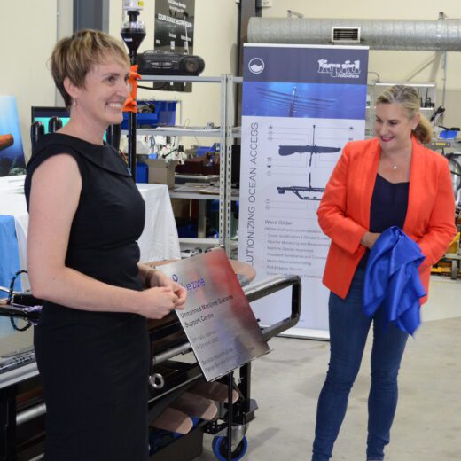 BlueZone hosts Senator Hughes for Unmanned Maritime Systems Support Centre Opening