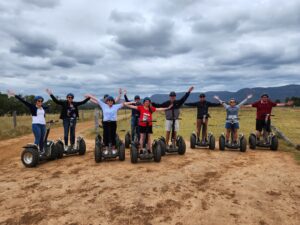 Segway Tour Group in Hunter Valley