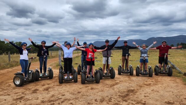 Segway Tour Group in Hunter Valley